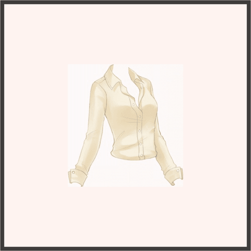 OLのシャツ（ベージュ）