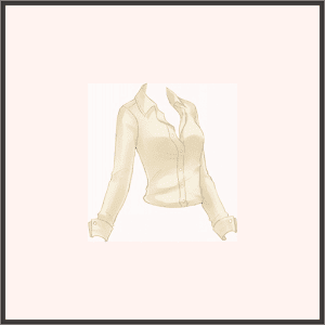 OLのシャツ（ベージュ）