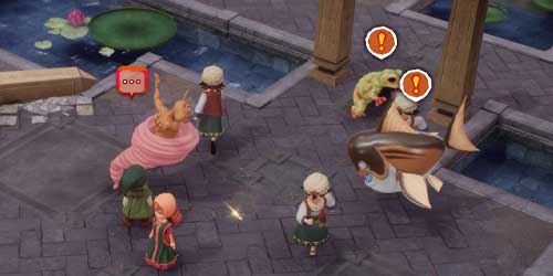 DQ7リイマジンド_神殿の魔物三匹