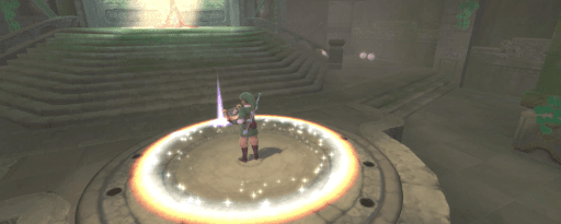 ゼルダSWS_ハープを奏でる