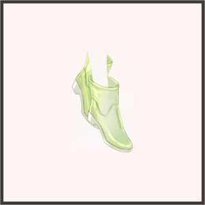 緑葉レインシューズ