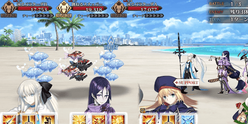 fgo-ドバイ観光３カウントが聞こえる_バトル1