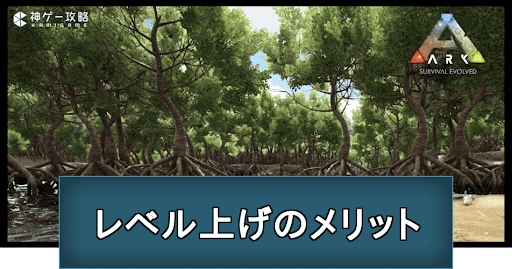 レベル上げのメリット