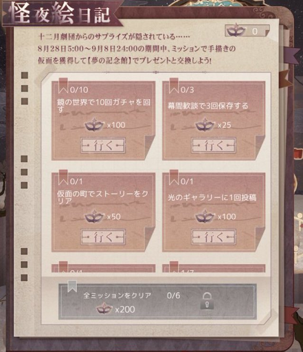 「手描きの仮面」が獲得できる