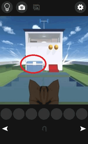 大漁旗～謎解きにゃんこ13～_赤いハンドル