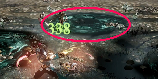 防御減少エリア