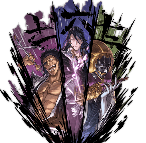 朽木白哉＆更木剣八＆涅マユリ_全身