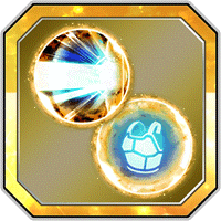 【特定キャラクター専用】EXスキル玉 必殺技威力UP＋Lv.7,DEF＋Lv.5