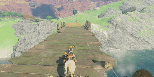 ミスミ橋を渡って右に進む