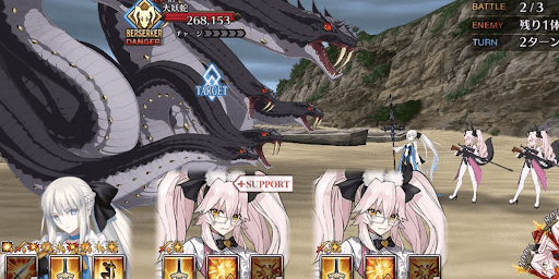 fgo-怪異退治 神奈川湊 異邦からの来訪者_バトル2