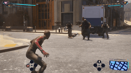 スパイダーセンスが赤くなった瞬間L1