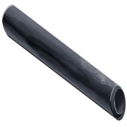 金属のパイプ（傾斜）