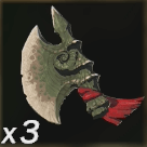 青ボスボコブリンの角