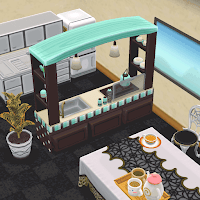 キッチン風レイアウトの画像