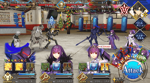 fgo-ベンチプレス級_バトル