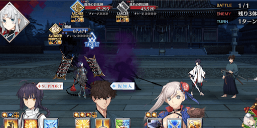 fgo-百花繚乱 空割れて1戦①