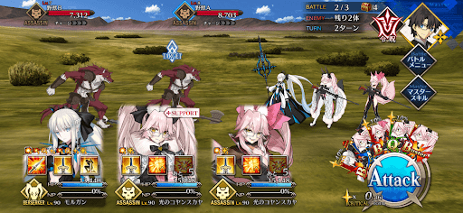 fgo-用心棒のアルバイト初級_バトル2