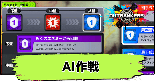 アウトランカーズ_AI作戦の変更方法とおすすめ組み合わせ