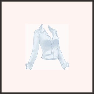 OLのシャツ（青）