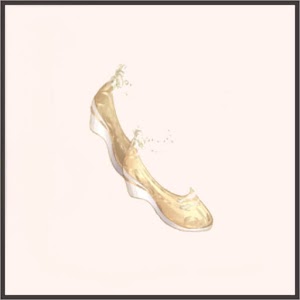 波の跡形（黄）