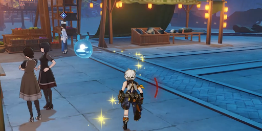 瑠月港の思妤に話しかける