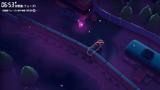 全マップの空間嵐中に出現する