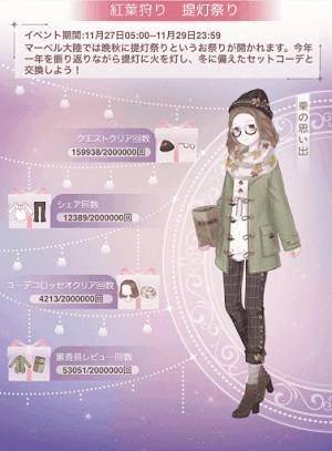 紅葉狩り提灯祭り