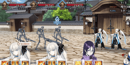 fgo-怪異退治 赤坂 乱世の軍勢_バトル1