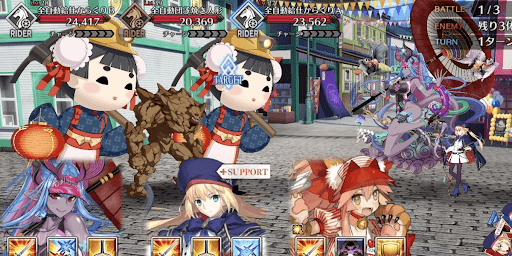 fgo-貿易戦略 ライバル団子屋との売り上げ勝負_バトル1