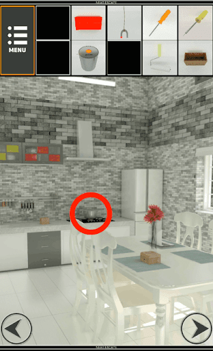 GarageHouse_キッチンに移動する