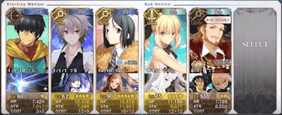 fgo-旗本級3ターン周回