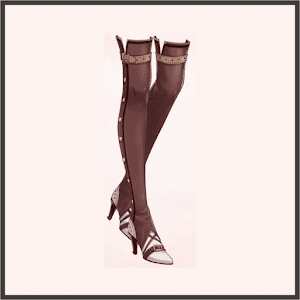 女剣士のブーツ