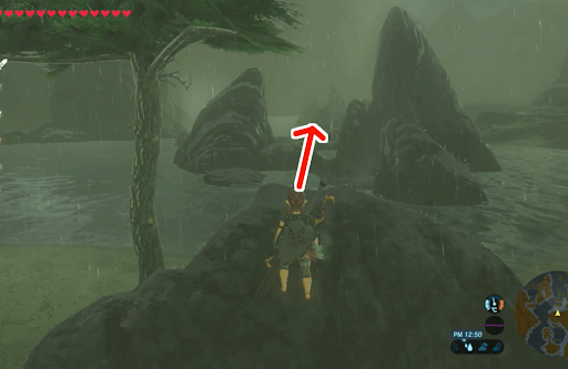 ゼルダBotW_岩を壊す手順