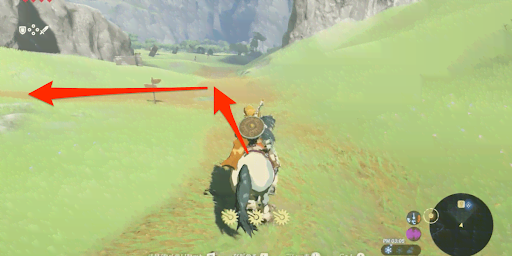 BotW_カカリコ村を出て東を目指す