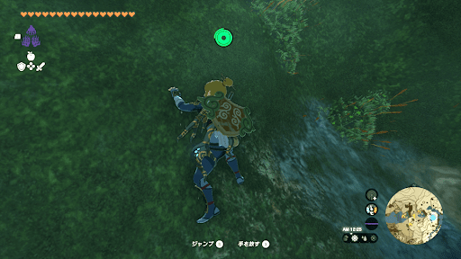 雨などで濡れた壁を登る時に使う