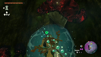 瘴気の手_キノコの安全地帯