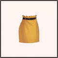 オフィスミニスカート（黄）