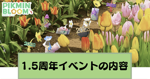 1.5周年イベントの内容と獲得報酬