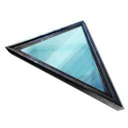 温室の三角天井