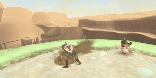 ラネール渓谷で掘り起こす