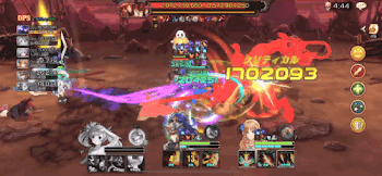 ケルベレンのバトル中の画面画像