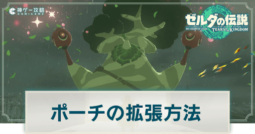 ポーチの拡張方法