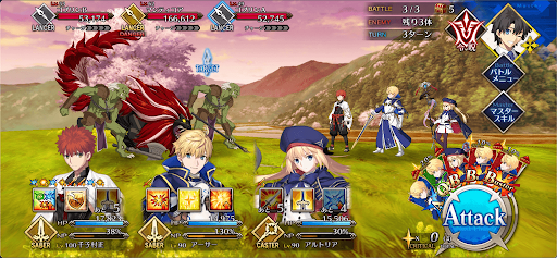 fgo-マンティコアハント_バトル