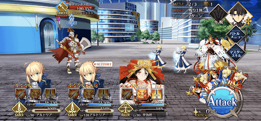 fgo-大神殿を望む都_バトル2