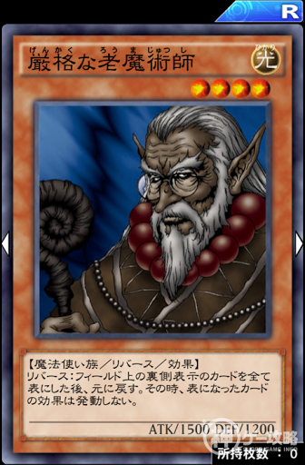 厳格な老魔術師