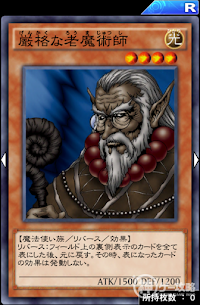 厳格な老魔術師