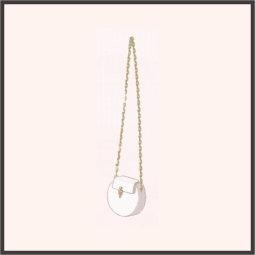 清楚な丸型バッグ