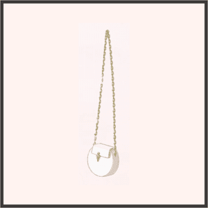 清楚な丸型バッグ