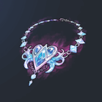 氷のネックレス