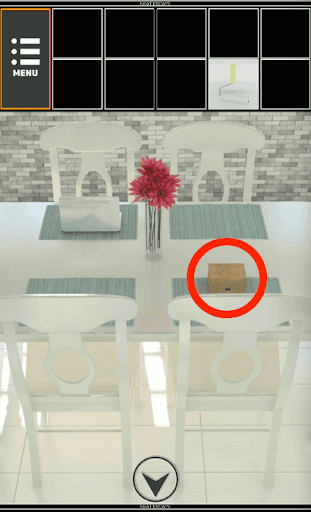 GarageHouse_テーブルの上の箱を拡大する